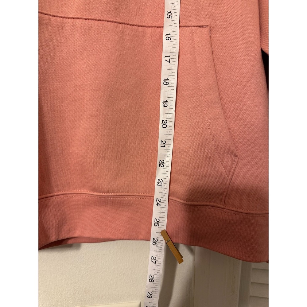 PUMA Essentials Women's Logo Comfy HOODIE Medium. Bridal Rose - Picture 6 of 8